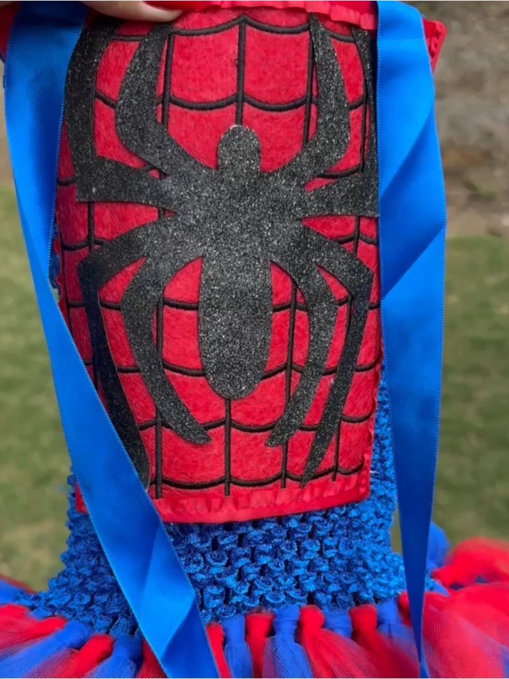 Mia Bella Girls Spider-Girl Tutu Costume Dress Set Size 12 NWT - Picture 4 of 7